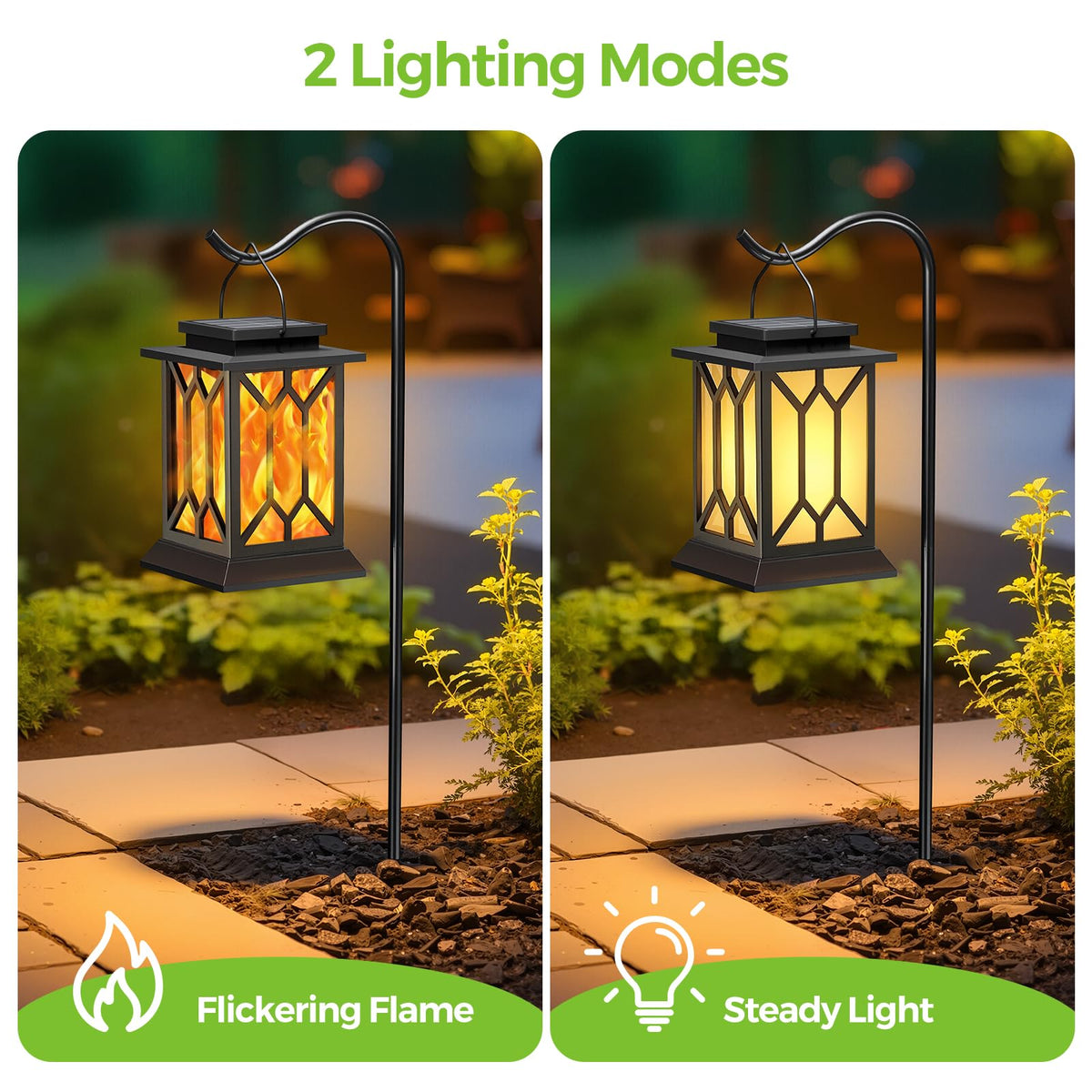 BOBKID pathway-light lantern enhances garden walkways.
