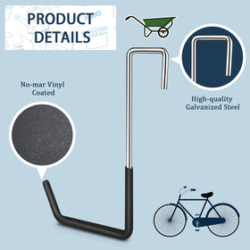 BOBOKA galvanized steel S-hook offers strong 50 lb capacity