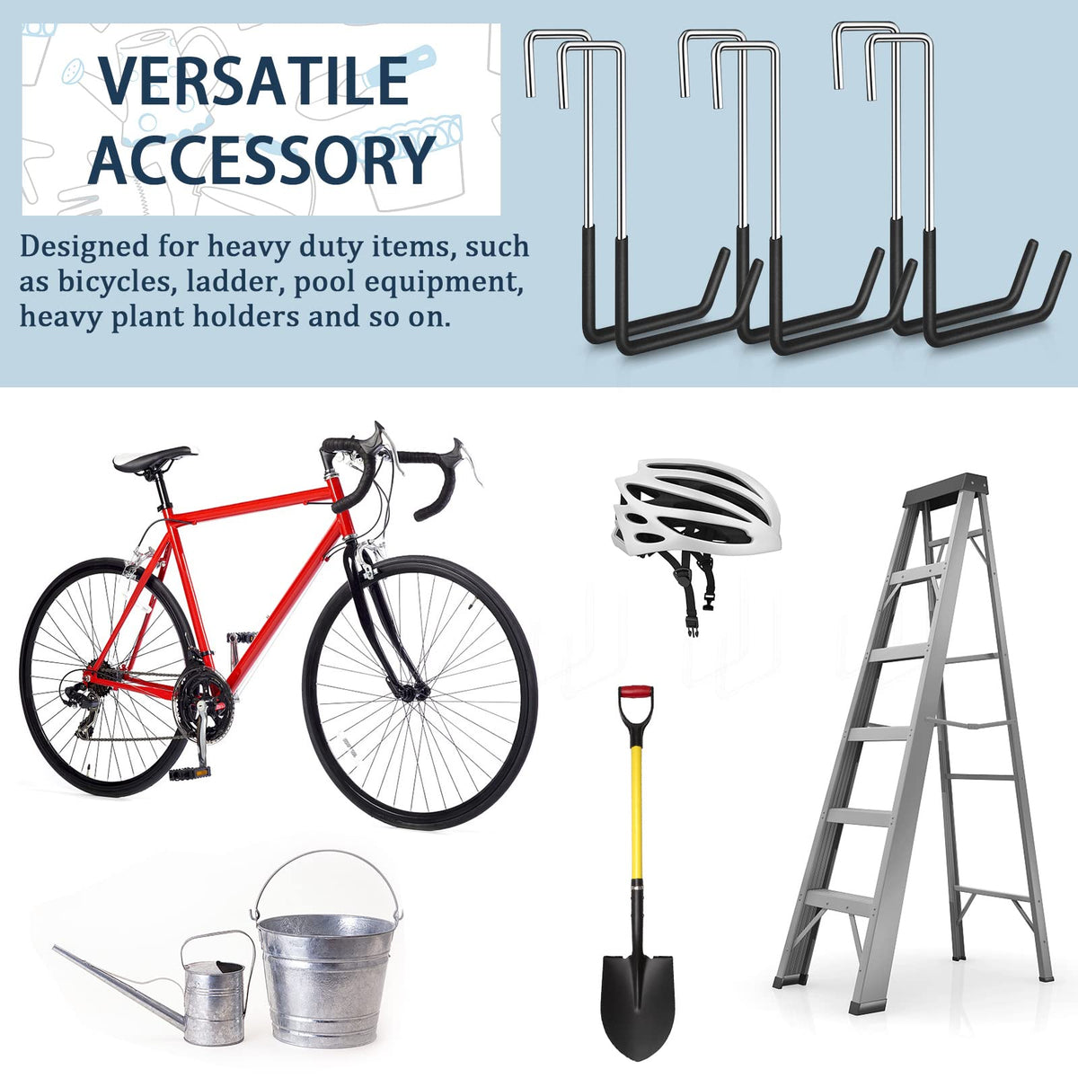 BOBOKA indoor-outdoor organizer hook for versatile space management
