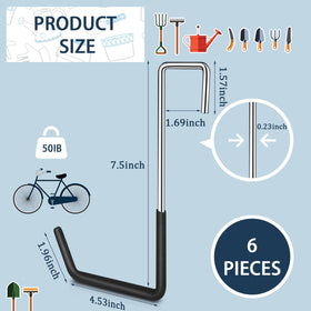 BOBOKA vinyl-coated ladder hook protects ladders from scratches