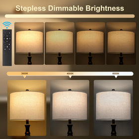 Linen shade softens light to a cozy glow with BOBOMOMO
