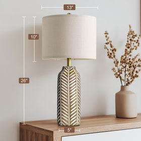 BOBOMOMO antique brown finish lamps add rustic charm to living rooms and hallways