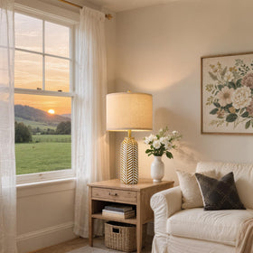 BOBOMOMO easy-assembly nightstand lamps arrive ready to place on your nightstand