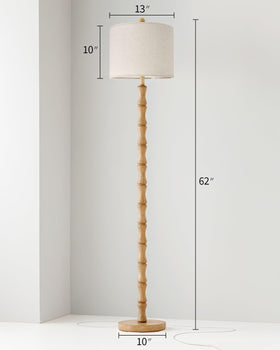 Bobomomo rotary switch floor lamp offers effortless lighting control.