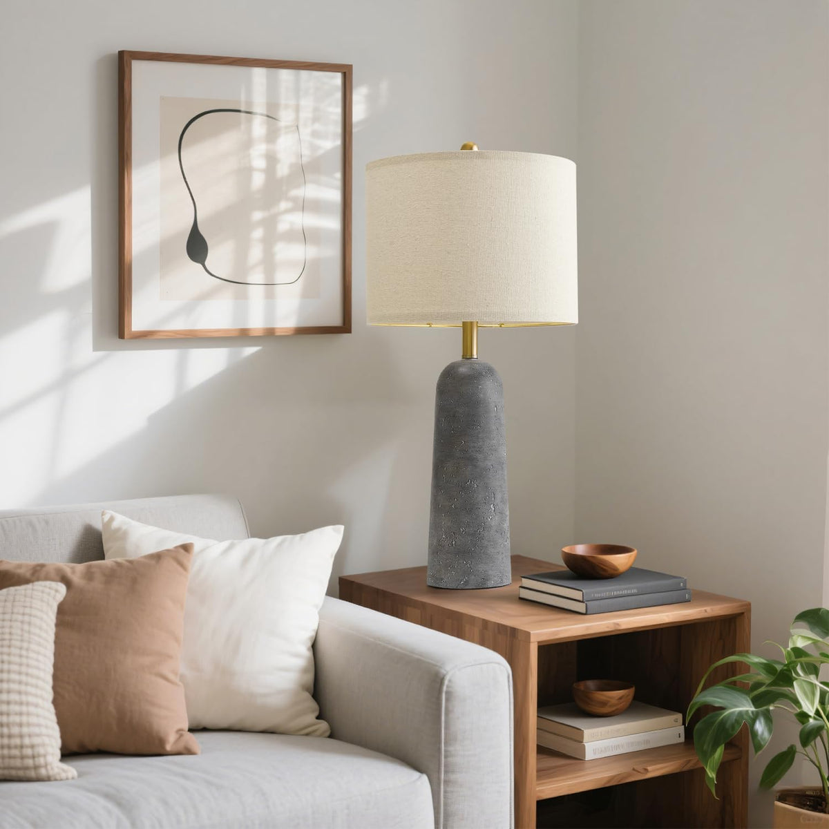 BOBOMOMO lightweight resin lamps easy to move for flexible spaces