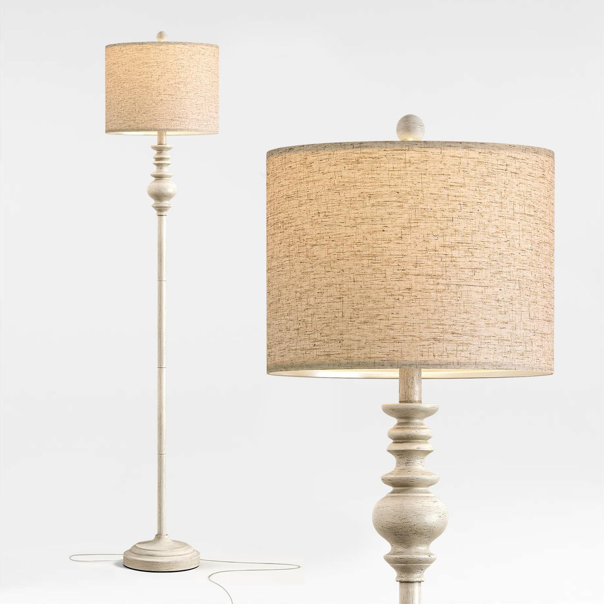 BOBOMOMO space-saving corner lamp fits beside sofas and nightstands