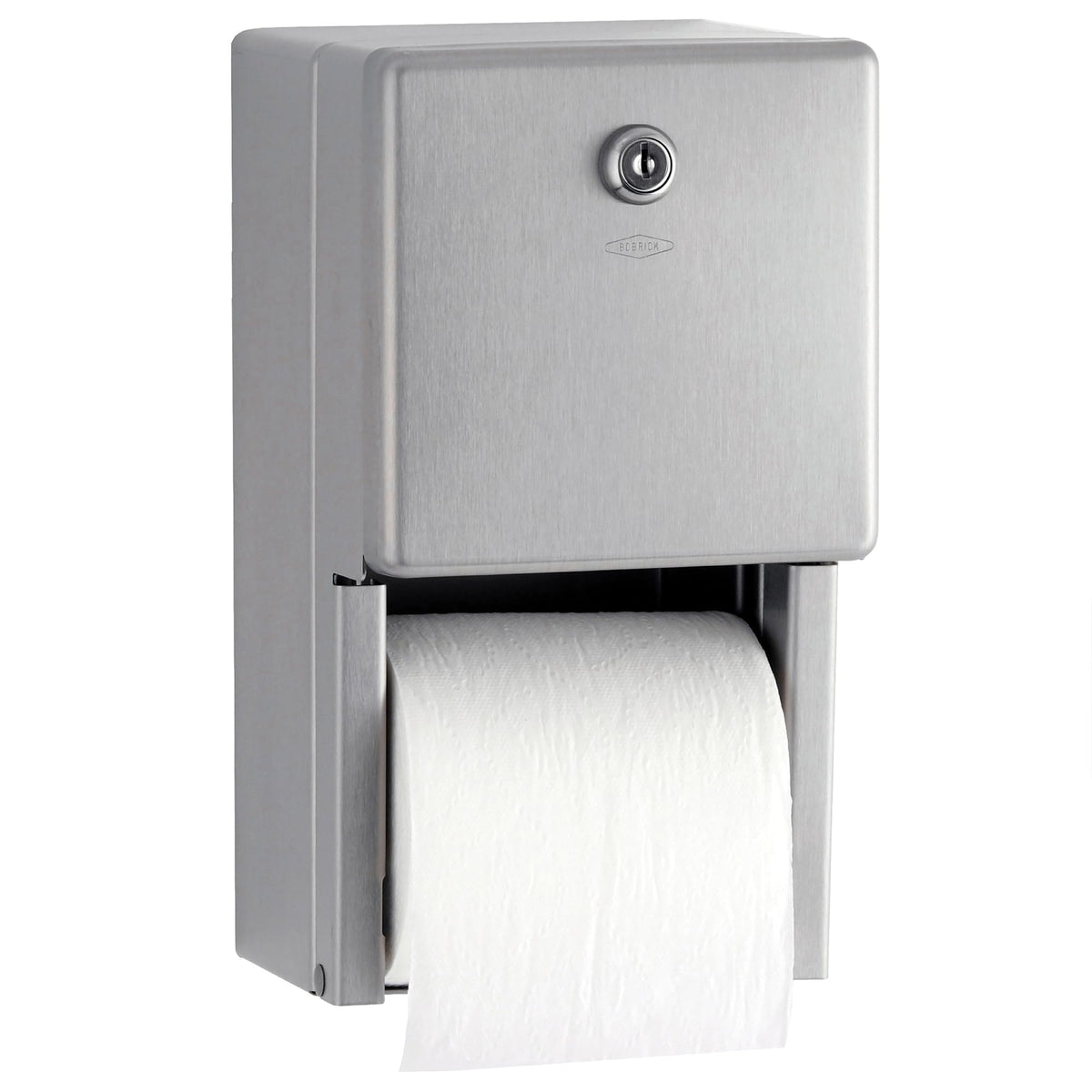 Bobrick B-2888 front door with seamless panel for easy cleaning and maintenance.