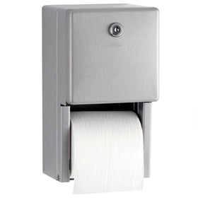Bobrick B-2888 front door with seamless panel for easy cleaning and maintenance.