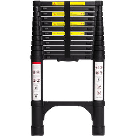 BOCOM 12.5 ft ladder extended view showing height and stability.