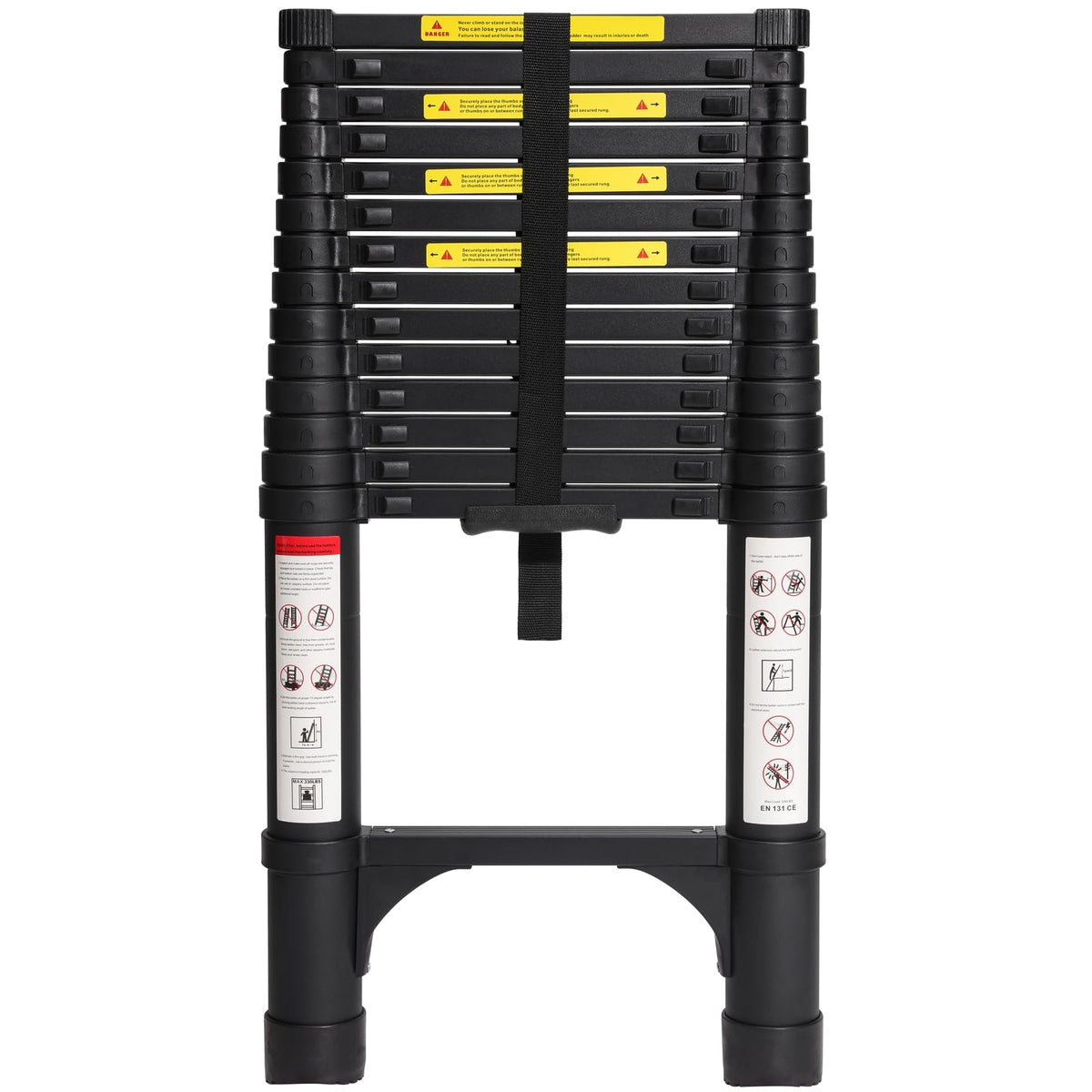 BOCOM 14.5 ft ladder extended for high reach tasks with stability.