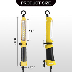BOCPARTS LED Trouble Light with textured grip reduces fatigue during long tasks.