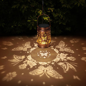 BODEVEDOB lantern with IP65 rating stands up to rain for outdoor use.