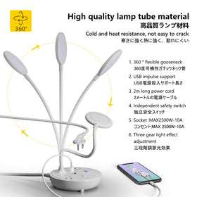 Bodun desk lamp with three brightness levels offers flexible, eye-friendly illumination.