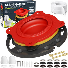 boeemi elastic wax seal TF02-RI provides a reliable toilet seal and wobble control
