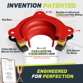 boeemi complete box for toilet repair reduces mess and post-visit cleanup