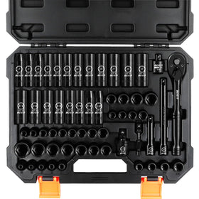 Boen 3/8 drive socket set in a protective case for quick tool access