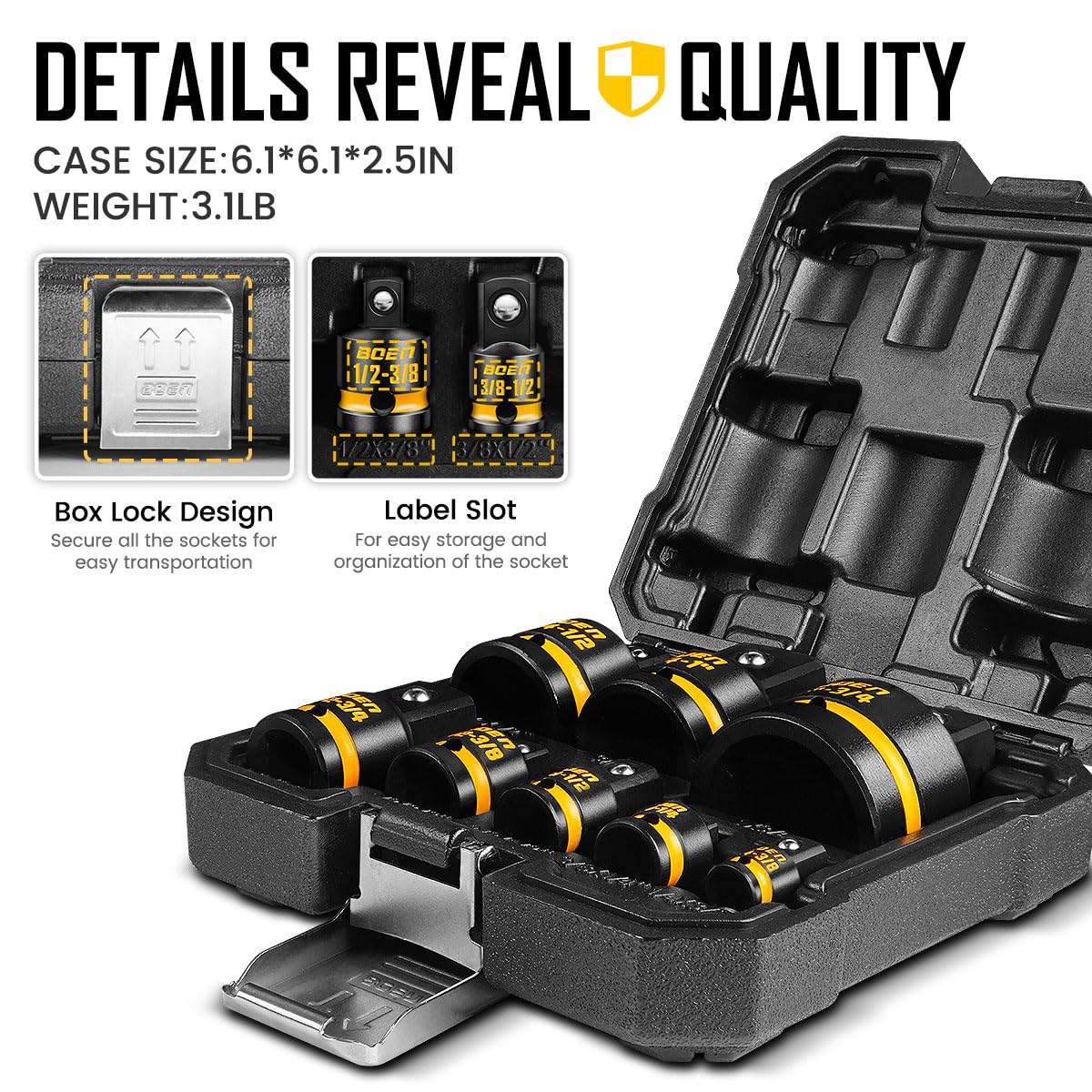 Boen compact kit fits tight spaces and reduces toolbox clutter.