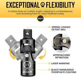 BOEN impact bit holders secure bits under high torque with minimal slippage.
