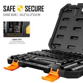 Boen laser-marked sockets help quick model identification.