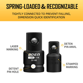 Boen reducer 12in-f to 38m keeps torque transfer compact.