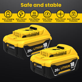 Boetpcr 10000mAh capacity provides longer operation between charges