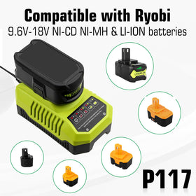Boetpcr 18V charger P117 versatile charging across tools