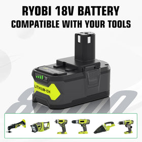 Boetpcr 8.0Ah dual pack with P117 charger for smooth operation