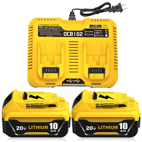 Boetpcr Dewalt 20V battery 10000mAh delivers extended runtime for daily tasks