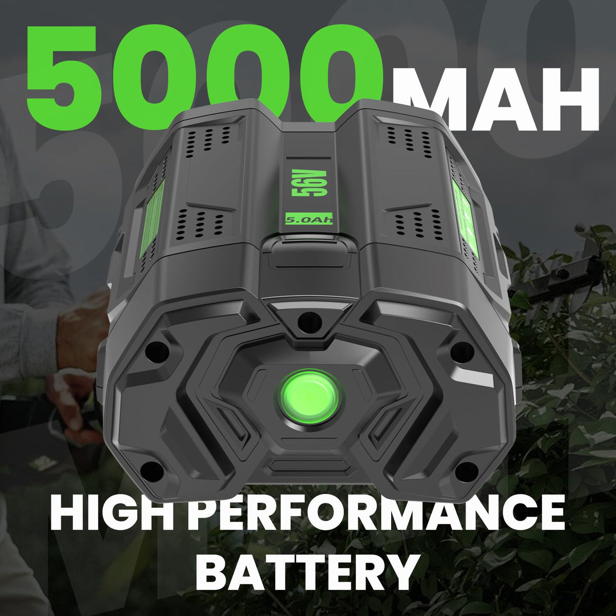 Boetpcr EGO 56V 5.0Ah compatible tools scene highlights versatility.