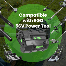 Boetpcr EGO 56V 5.0Ah in-use durability during lawn care.