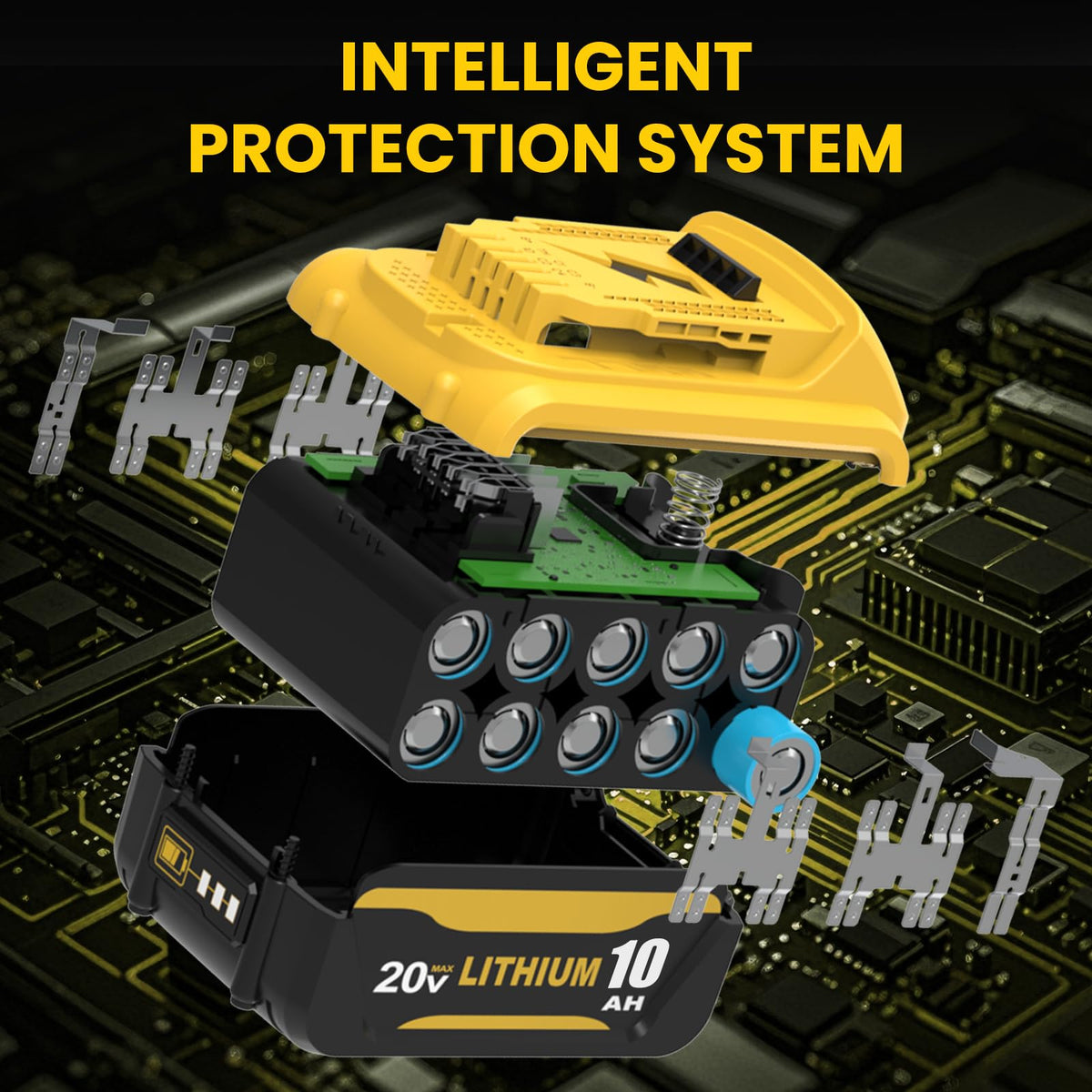 Boetpcr LED indicator shows battery level for convenient power management