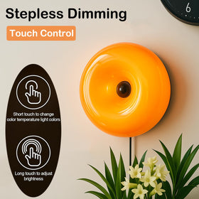 Bofea donut lamp is dimmable for reading rooms and relaxing evenings.