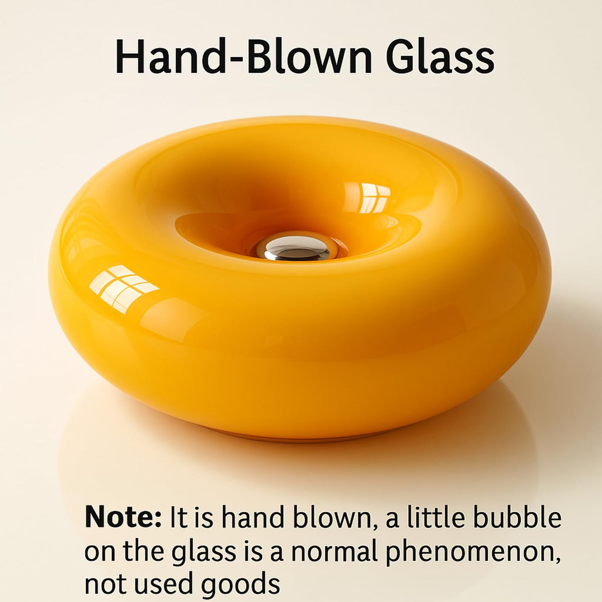 Bofea donut lamp with remote control offers convenient brightness adjustment.