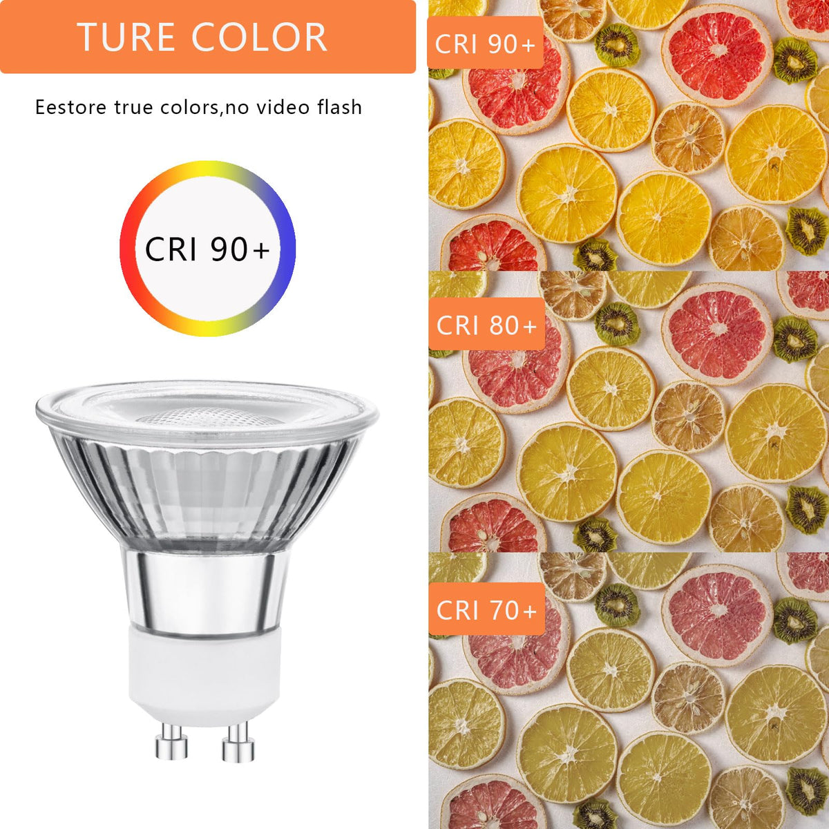 BOGAO warm white 3000K bulb creates cozy ambient lighting for meals