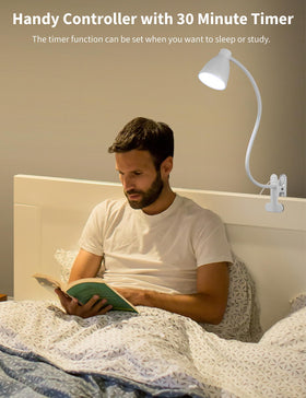 BOHON 360-degree gooseneck directs light where needed.