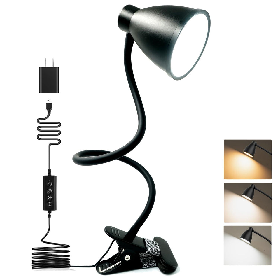 BOHON desk lamp with 5 color modes for study and reading comfort