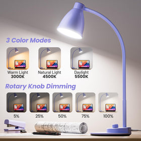 BOHON auto-dimming lamp adapts to room light for comfortable work