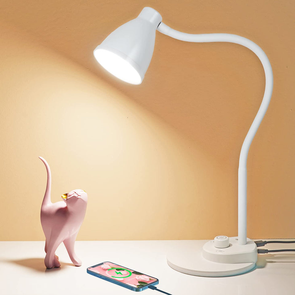 BOHON LED desk lamp front view delivering even illumination for study