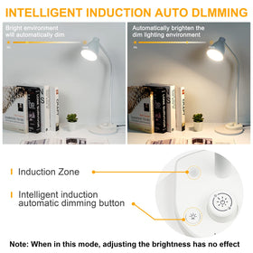 BOHON LED desk lamp metal shade and base feel sturdy