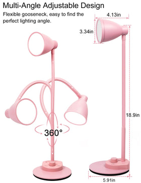 BOHON sturdy metal base keeps the lamp stable