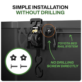 Bohua auto-retract keeps straps neat and tangle-free
