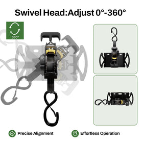 Bohua rotating strap on Tundra rail for easy tie-downs