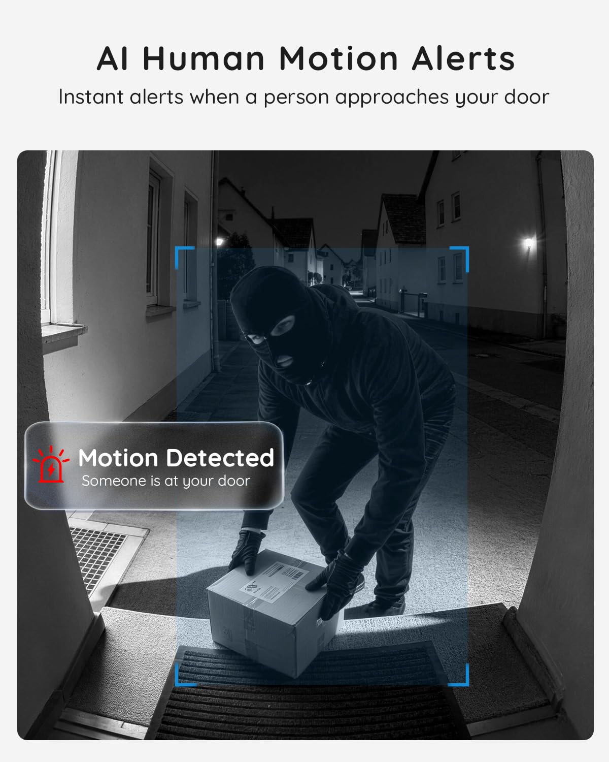 BOIFUN 2.4GHz Wi-Fi setup ensures reliable connection across entry paths.