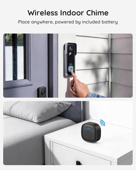 BOIFUN intercom two-way audio for convenient visitor conversations at your doorstep.