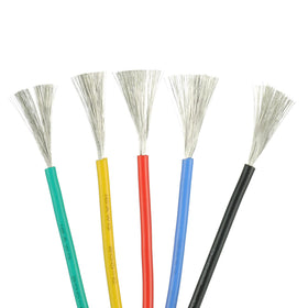 BOJACK 16AWG silicone green wire shown for reliable motor connections.