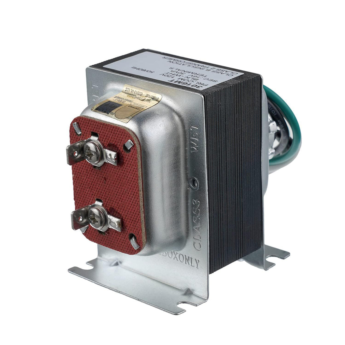 BOJACK 16V 30VA transformer side view highlights compact form factor.