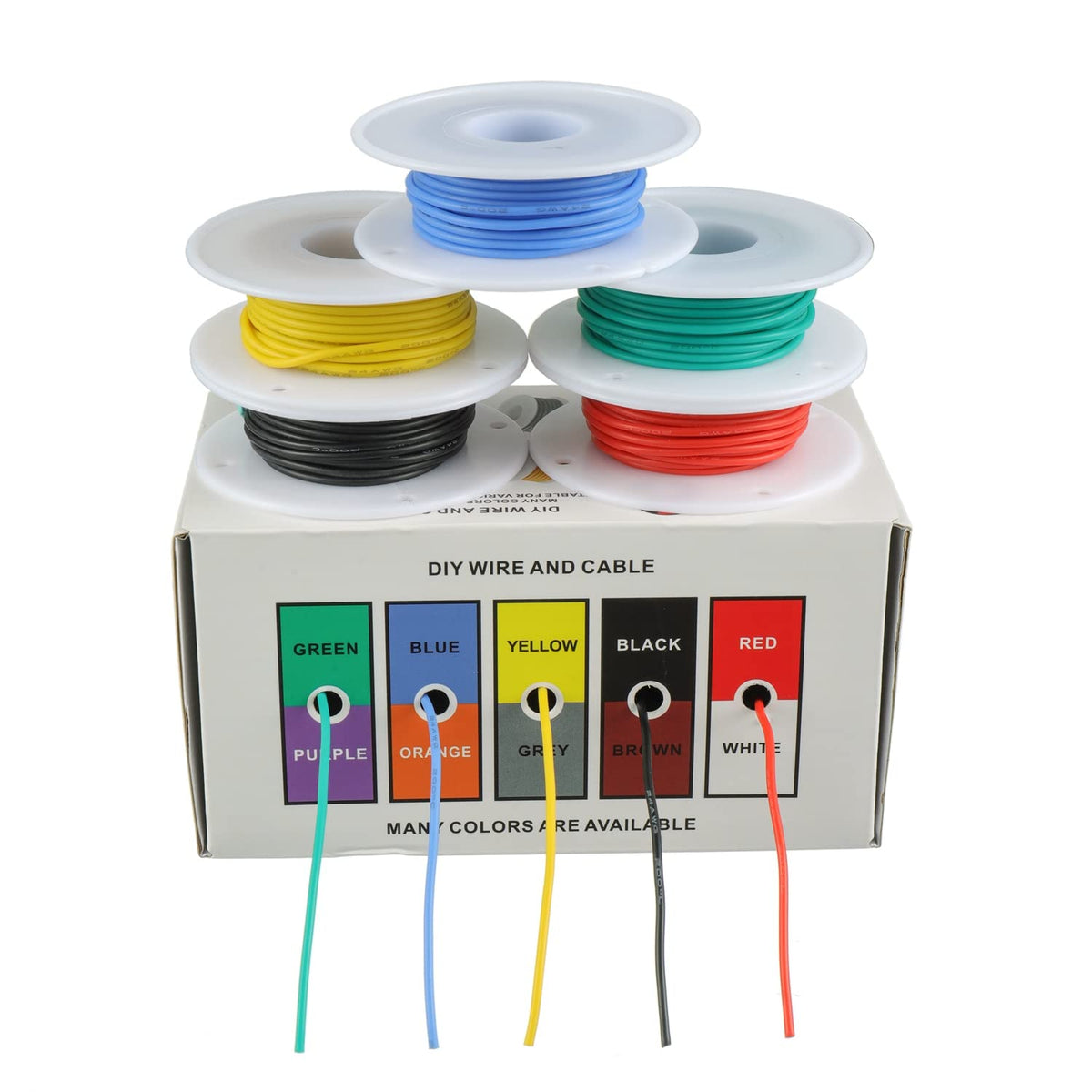 BOJACK 24AWG silicone wire black for robust, stable signal transmission.