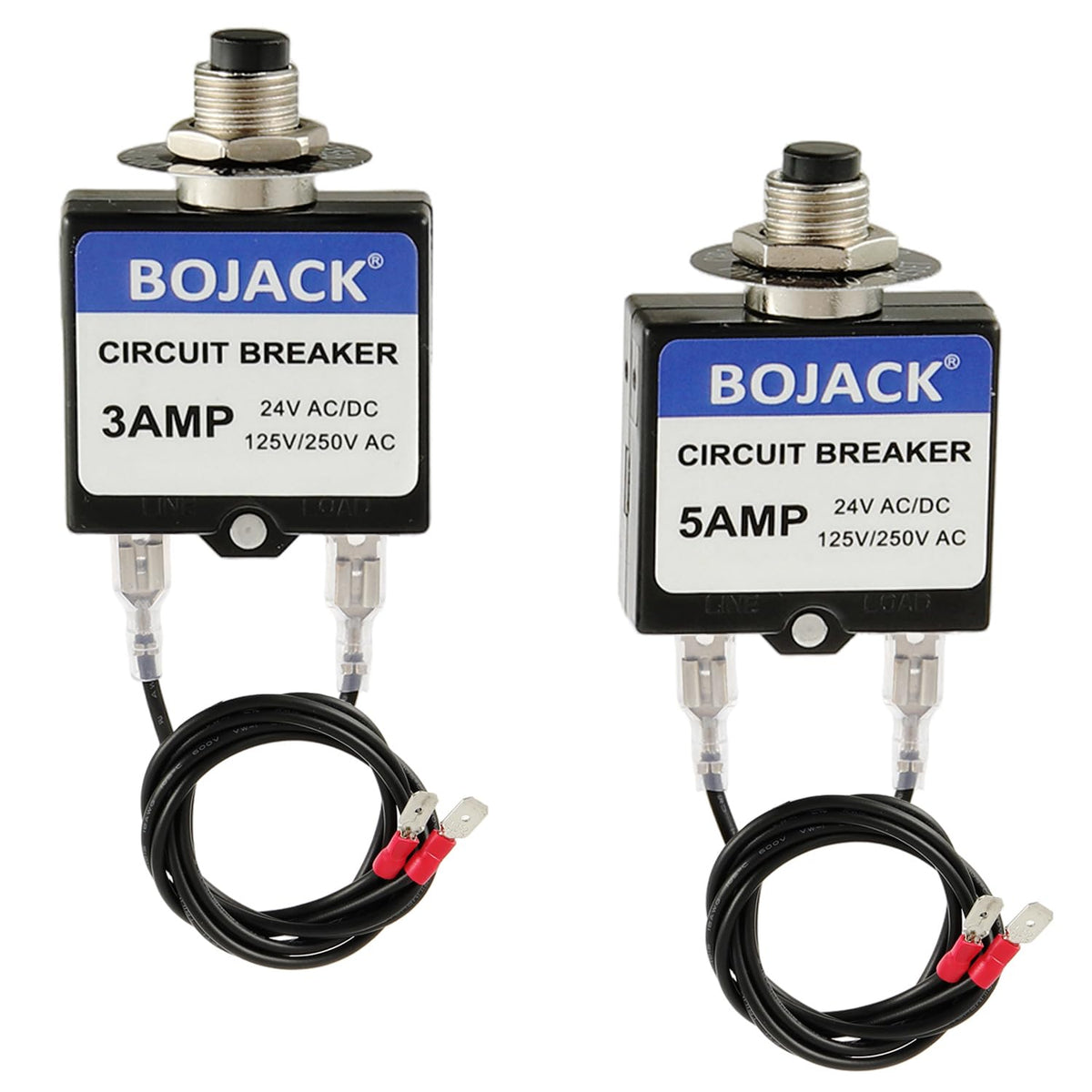 BOJACK fuse tester front view showing 3A and 5A options for HVAC diagnostics