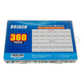 BOJACK 6x30mm fuses for larger devices with reliable 250V rating.
