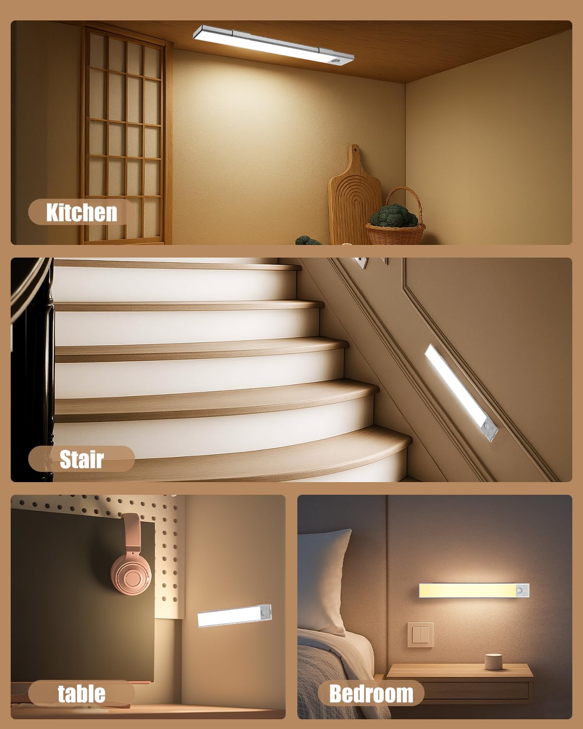 BojiaLighting 3-pack provides versatile lighting at multiple spots.